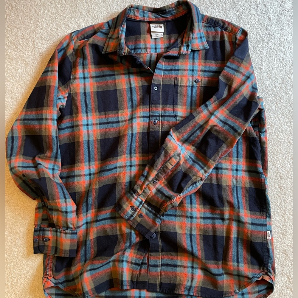 Mens North Face button up.